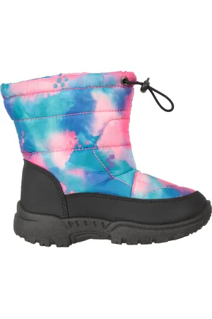Mountain Warehouse Toddler Caribou Adaptive Tie Dye Snow Boots (Lichtroze)