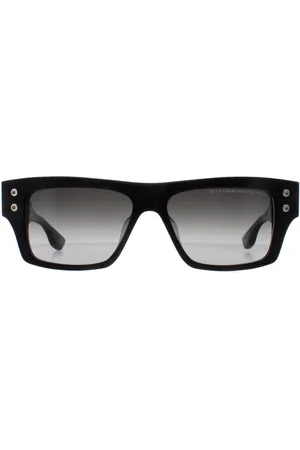 DITA EYEWEAR Rechthoek Unisex Mat IJzer Donkergrijs naar Helder Kleurverloop Grootmeester Zeven