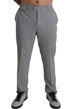 Bencivenga Geruite wollen geklede broek