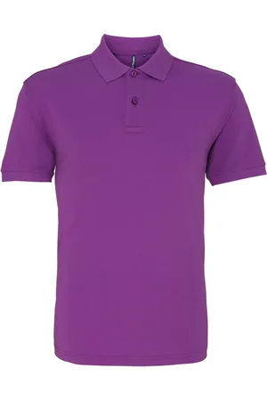 Asquith Heren Poloshirt met korte mouwen (Orchidee)