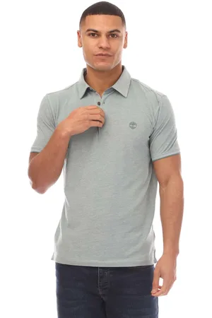 Timberland Heren Baboosic Brook Oxford Poloshirt in Teal