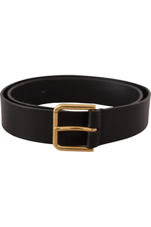 Dolce & Gabbana Lederen Logo Gesp Riem
