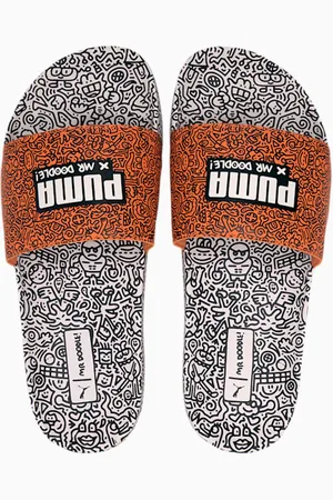 PUMA X Mr Doodle Leadcat 20 Multicolor Sliders voor dames