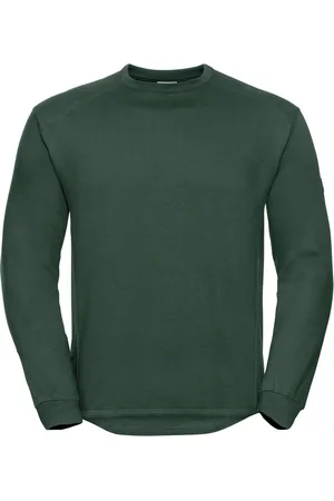 Russell Athletic Russell Werkkleding Heren Bemanning Hals Set In Sweatshirt Top (Fles )