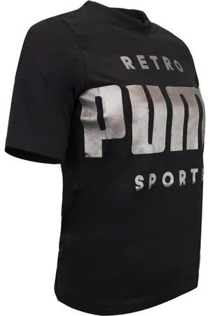 PUMA Dames Retro Sport Grafisch T-shirt Logo Top577686 01