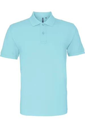 Asquith Heren Poloshirt met korte mouwen (Heldere oceaan)