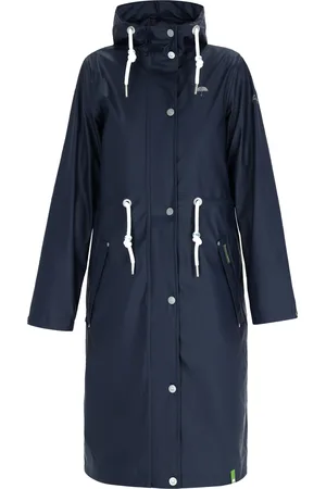 Schmuddelwedda Regenjas gemaakt van gerecycled polyester Dames marine