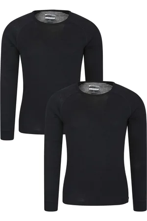 Mountain Warehouse Heren Merino Wol Base Layer Top (Set van 2)