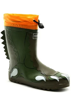 Dare 2B Kinderen/Kinderen Modderspel Dinosauruswaterputten (Donkere Khaki/Roestige sinaasappel)