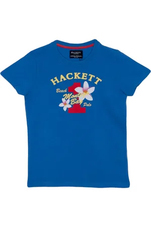 Hackett Jongens-T-shirt met korte mouwen en ronde hals HK500152