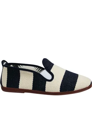 Flossy Style Amara Heren Navy/Crème Plimsolls