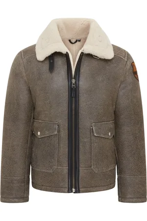 Infinity Heren B3 Shearling Bomber Aviatorjack - Akutan