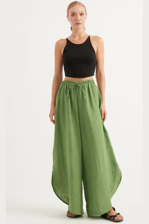 HERITA Broek met wijde pijpen
