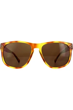 Guess Raad rechthoek heren blonde Havana bruine gradiënt zonnebril
