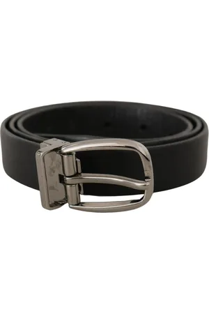 Dolce & Gabbana Lederen Riem Met Gesp Met Logo