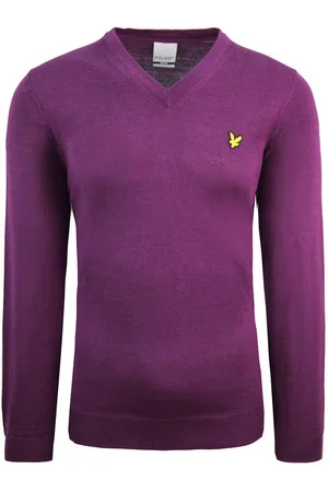 Lyle & Scott Golf Heren Paarse Trui