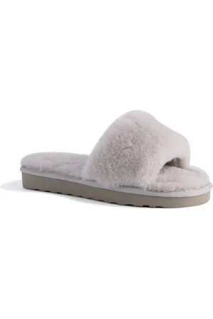 Aus Wooli Australia Womens Schapenvacht Fluff Slide Slippers