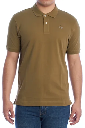 La Martina YMP002-PK001 Heren Slim Fit Poloshirt met korte mouwen