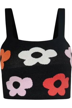 myMo Top Dames Zwart Veelkleurig