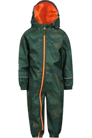 Mountain Warehouse Baby Camo Waterdicht Regenpak (Khaki)