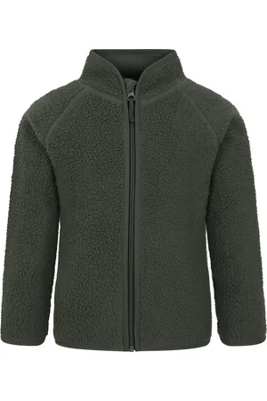 Mountain Warehouse Kinder/Kids Fern Borg Raglan Fleecejack (Donkere Khaki)