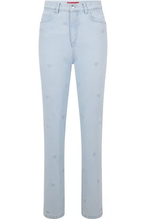 HUGO BOSS Dames Gayang Relaxed-Fit Jeans in