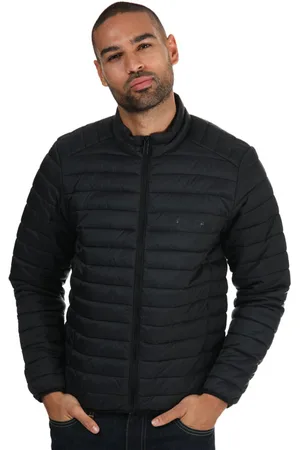 Ben Sherman Heren Lichtgewicht gewatteerd jack met trechterhals in