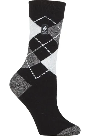 Heat Holders Dames Ultra Lite thermo geklede sokken - / Grijs (Valletta)