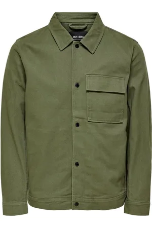 Only & Sons Houston gilet met mouwen - Twill