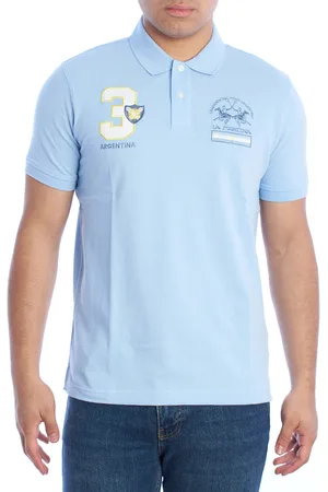 La Martina YMP315-PK031 Herenpolo met korte mouwen