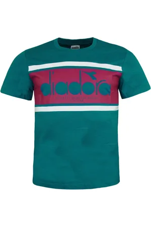 Diadora Logo Heren Diep Meer T-Shirt