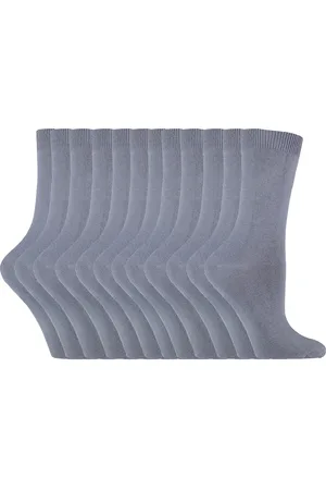 Sock Snob 12 paar kleurrijke effen katoenrijke damessokken