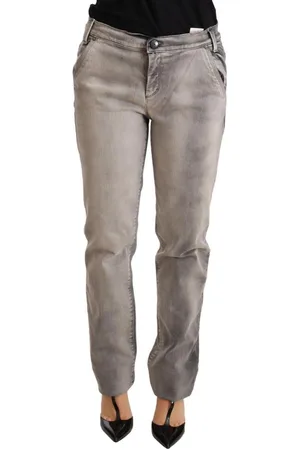 ERMANNO SCERVINO Gewassen Skinny Broek Met Lage Taille Katoenen Jeans