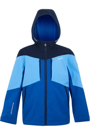 Regatta Kinder/Kinder Highton VI Waterdichte Jas (Olympisch Blauw/Elysium Blauw/Navy)