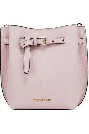 Michael Kors Kleine Pebble Leather Bucket Messenger Handtas