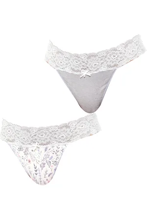 Janira Set van 2 Coquettes Katoenen Strings JPT1 voor dames