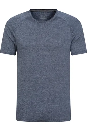Mountain Warehouse Heren Agra Gestreept IsoCool T-Shirt (Marine)