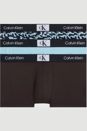 Calvin Klein Heren 3-pack laag uitgesneden zwembroek in