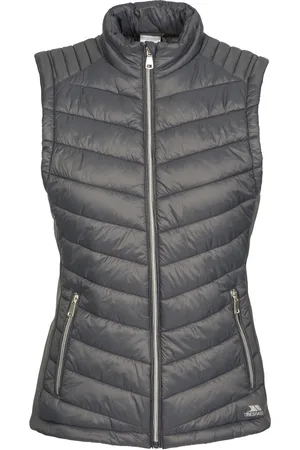 Trespass Dames Elanora Gewatteerde Bodywarmer (Grijs)
