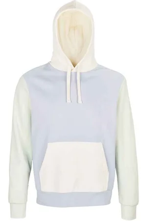 Sols Unisex Collins Contrast Organic Hoodie voor volwassenen (Romig )