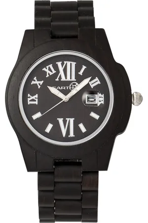 Earth Heartwood armbandhorloge met datum