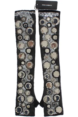 Dolce & Gabbana Kasjmier handschoenen met pailletten