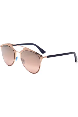 Dior REFLECTED Damen-Pilotensonnenbrille aus Metall