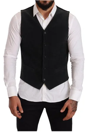 Dolce & Gabbana Single Breasted Katoenen Gilet