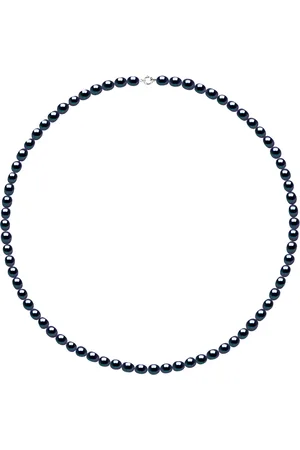 Diadema Rank ketting kralen Freshwater rijstkorrel 4-5mm Wit Goud 18 Karaat