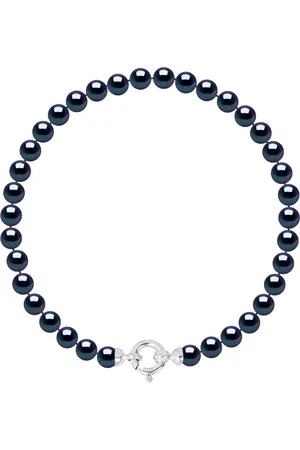 Diadema Armband Gekweekte Parels Zoetwater 5-6mm Sluiting Black Luxury White Gold