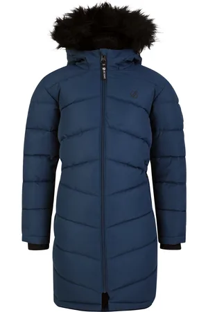 Dare 2B Opvallende III gewatteerde parka voor meisjes (Maanlicht Denim)