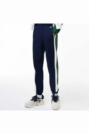 Lacoste Heren Brushed Fleece Cut & Sewn Trainingsjoggers in Colourblock