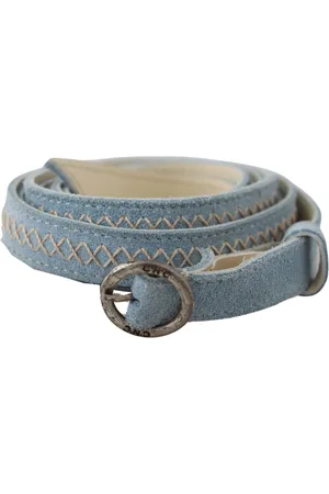 Costume National Fashion Lederen Riem Met Logogesp