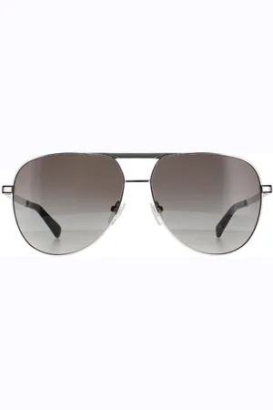 Guess GU00027 10B glanzende lichte nickeltin smoke gradient zonnebril